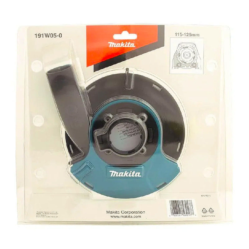 Chụp bảo vệ hút bụi Makita 191W05-0 loại 5 rãnh, dùng cho máy mài góc 125mm