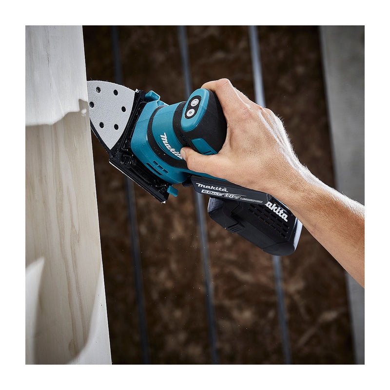 Đế nhám Makita 191Y22-2 loại gai và xù hình tam giác, kích thước 112mm tương thích với các máy DBO480, DBO481, DBO482