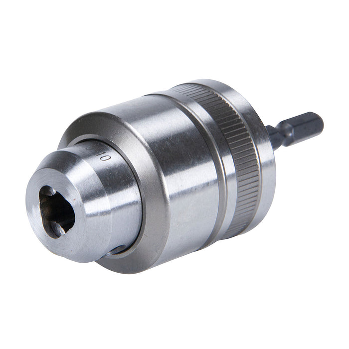 Đầu khoan kẹp dùng cho máy vặn vít Makita 192121-3 đuôi lục giác 6.35mm (1/4 inch) đầu kẹp 10mm