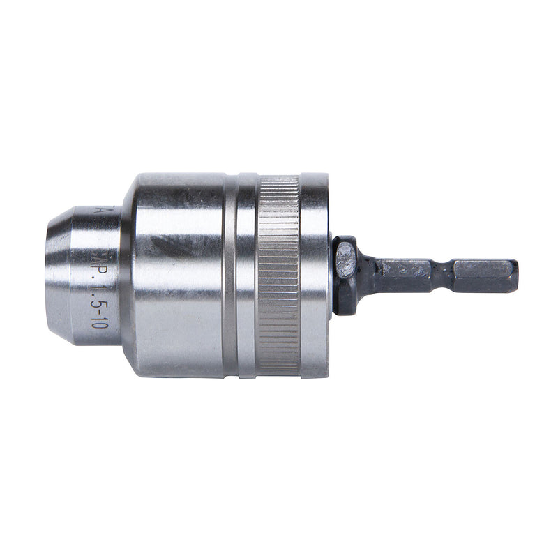Đầu khoan kẹp dùng cho máy vặn vít Makita 192121-3 đuôi lục giác 6.35mm (1/4 inch) đầu kẹp 10mm