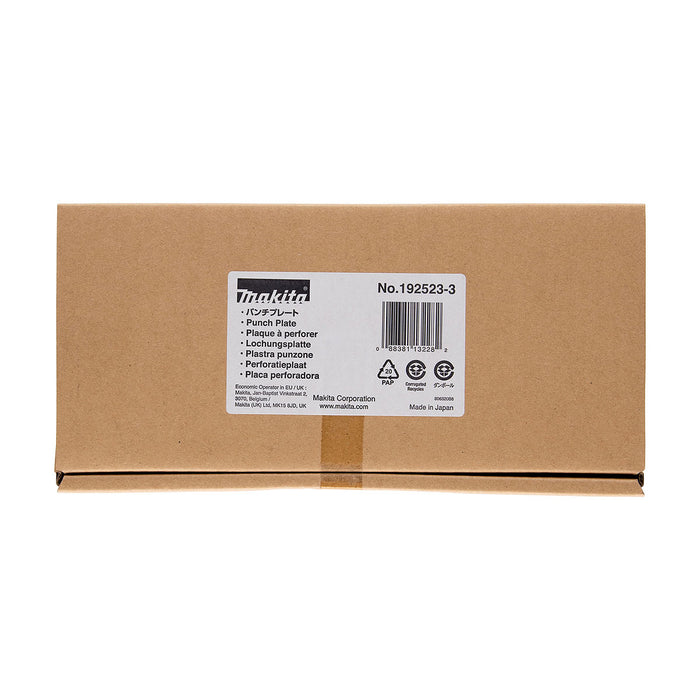 Đế đục lỗ giấy nhám Makita 192523-3 kích thước 280 x 115mm, tương thích với máy BO4901