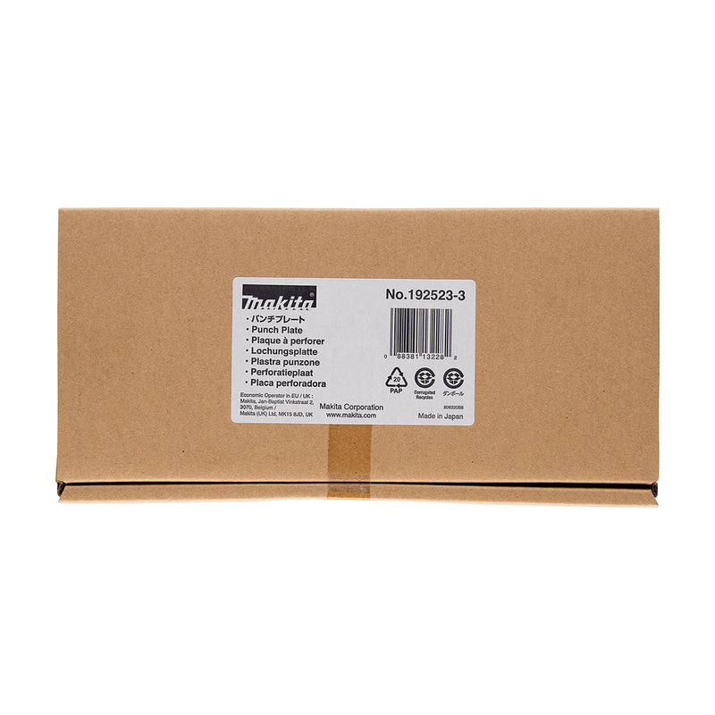 Đế đục lỗ giấy nhám Makita 192523-3 kích thước 280 x 115mm, tương thích với máy BO4901