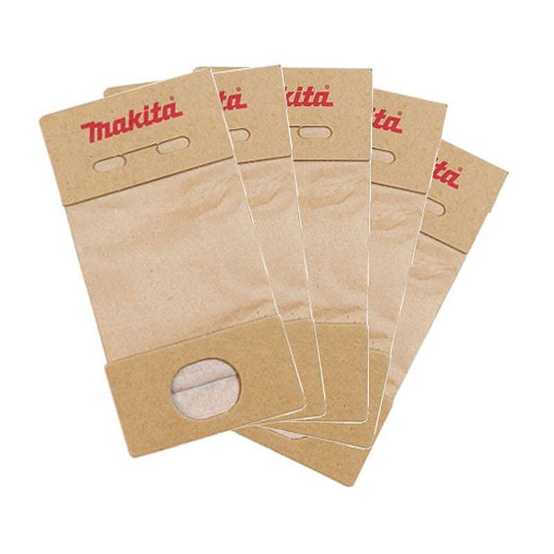 Gói 5 túi chứa bụi giấy Makita 193712-3 dùng cho các máy chà nhám rung BO4555, BO4556, BO4557, BO4565, BO4566