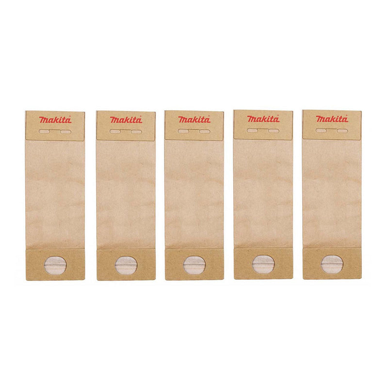 Gói 5 túi chứa bụi giấy Makita 193712-3 dùng cho các máy chà nhám rung BO4555, BO4556, BO4557, BO4565, BO4566