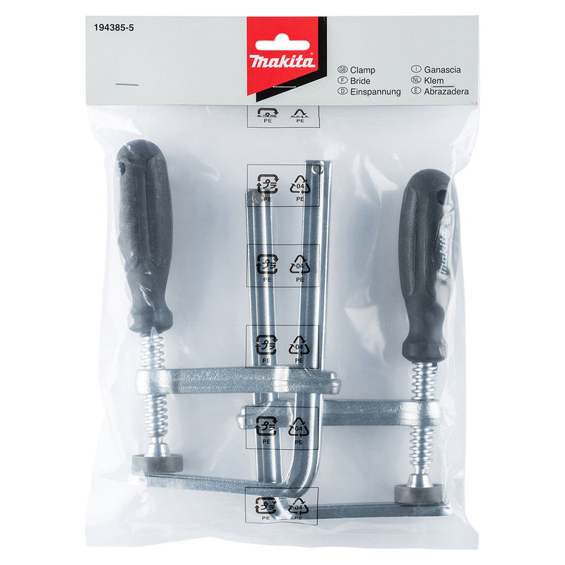 Bộ 2 kẹp cố định thanh ray dẫn hướng cắt Makita 194385-5 loại tiêu chuẩn