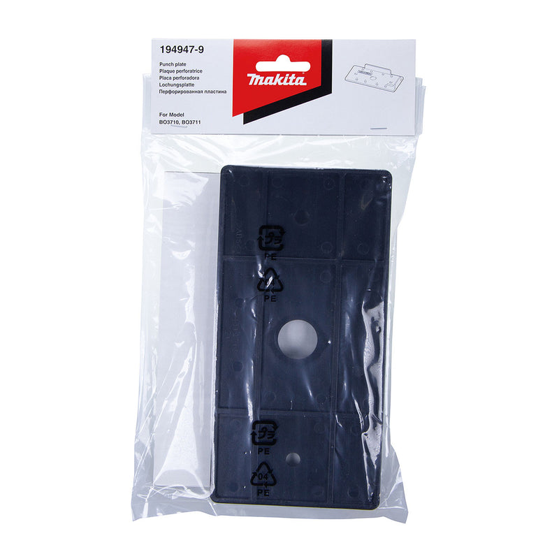 Đế đục lỗ giấy nhám Makita 194947-9 tương thích với các máy BO3710, BO3711, DBO380, DBO381