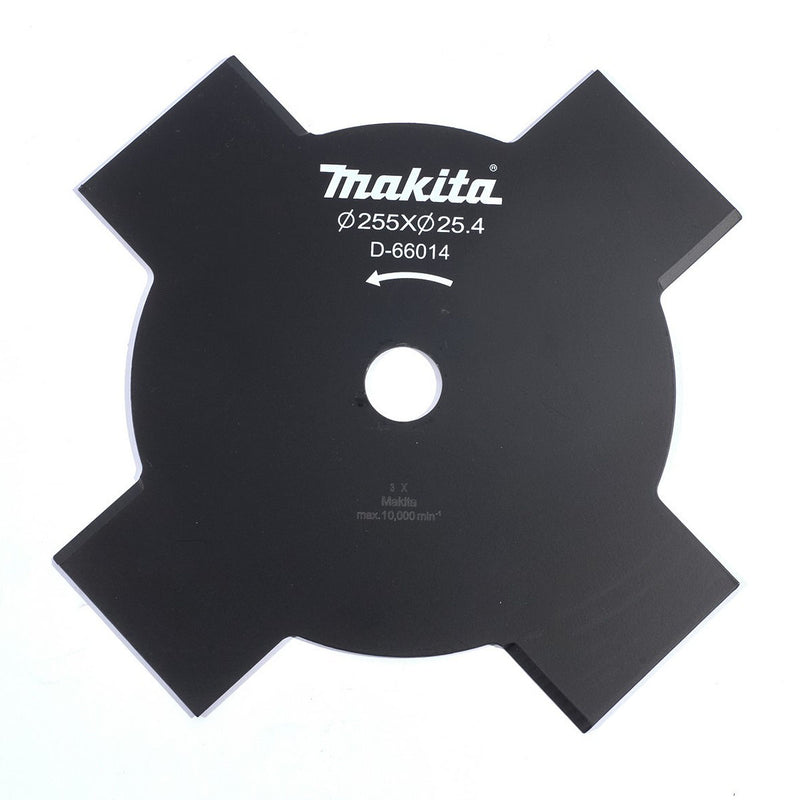 Lưỡi cắt cỏ 4 răng Makita đường kính từ 230mm-255mm, lỗ cốt 25.4mm cho cỏ cao và cứng