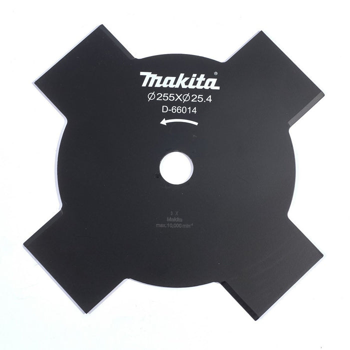 Lưỡi cắt cỏ 4 răng Makita đường kính từ 230mm-255mm, lỗ cốt 25.4mm cho cỏ cao và cứng