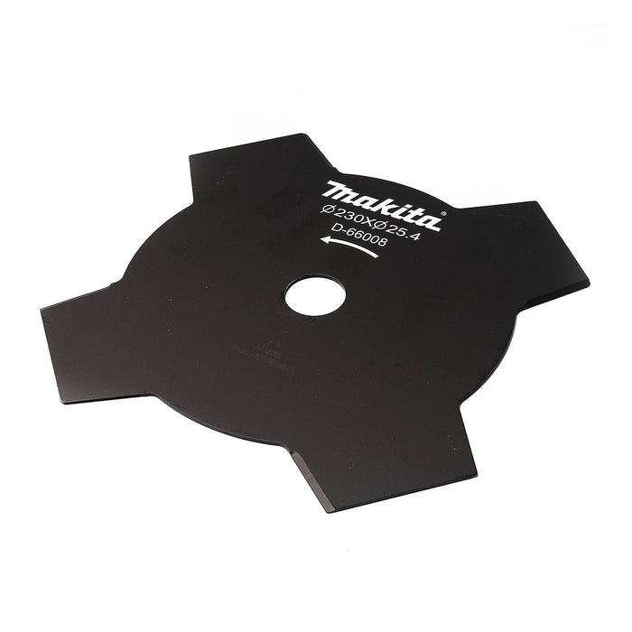 Lưỡi cắt cỏ 4 răng Makita đường kính từ 230mm-255mm, lỗ cốt 25.4mm cho cỏ cao và cứng