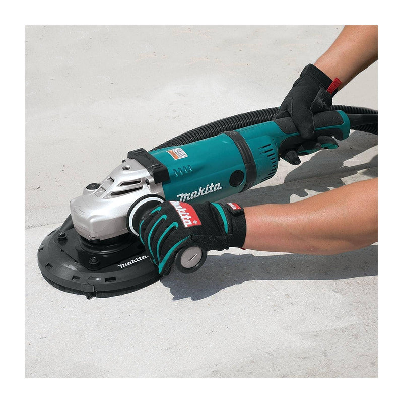 Chụp bảo vệ hút bụi Makita 195388-2 loại rãnh đôi, dùng cho các máy mài góc 180mm