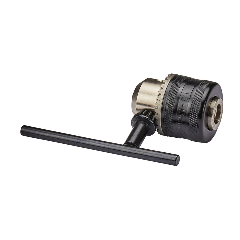Đầu khoan kẹp, kèm khóa đầu khoan Makita 196008-1 khả năng kẹp 13mm, kích thước trục 1/2-20 UNF dùng cho máy trộn sơn DUT131