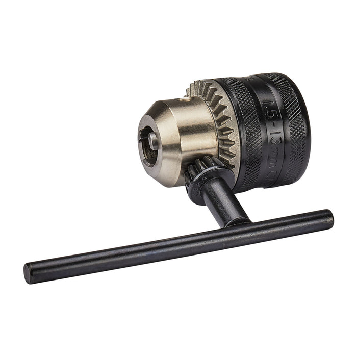 Đầu khoan kẹp, kèm khóa đầu khoan Makita 196008-1 khả năng kẹp 13mm, kích thước trục 1/2-20 UNF dùng cho máy trộn sơn DUT131