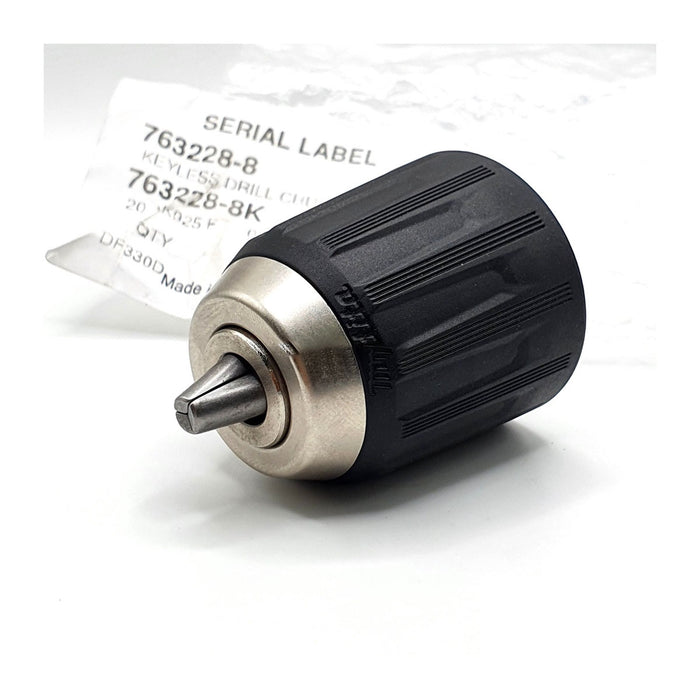 Đầu khoan không khóa 0.8 - 10mm Makita, ren 3/8 - 24 UNF dùng cho các máy khoan DA331D, DA333D, DF330D, DF332D, DF333D, HP332D, HP333D