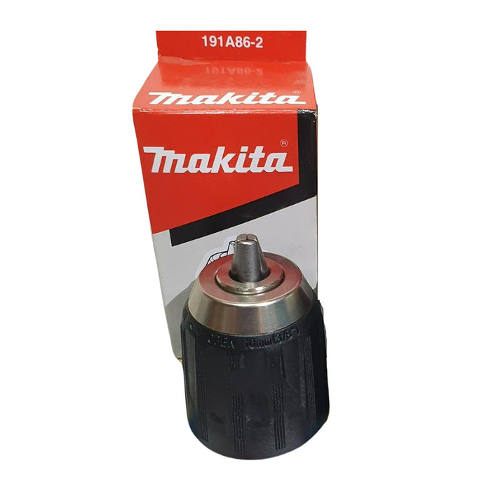 Đầu khoan không khóa 0.8 - 10mm Makita, ren 3/8 - 24 UNF dùng cho các máy khoan DA331D, DA333D, DF330D, DF332D, DF333D, HP332D, HP333D