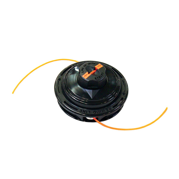 Chén cước cắt cỏ Makita 196324-1 đường kính 4.4 inch, loại nút vặn tháo lắp nhanh (UN-74L), trục ren M10x1.25LH sợi cước tròn cho cỏ ngắn và cỏ cao