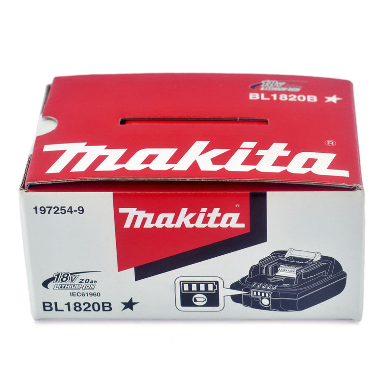 Pin 18V LXT dung lượng 2.0Ah Makita BL1820B, mã số 197254-9