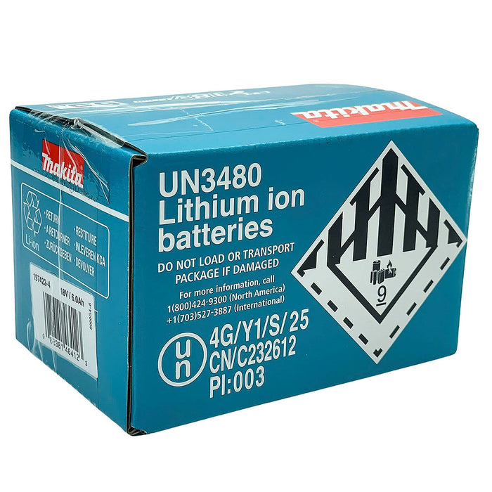 Pin 18V LXT dung lượng 6.0Ah Makita BL1860B, mã số 197422-4