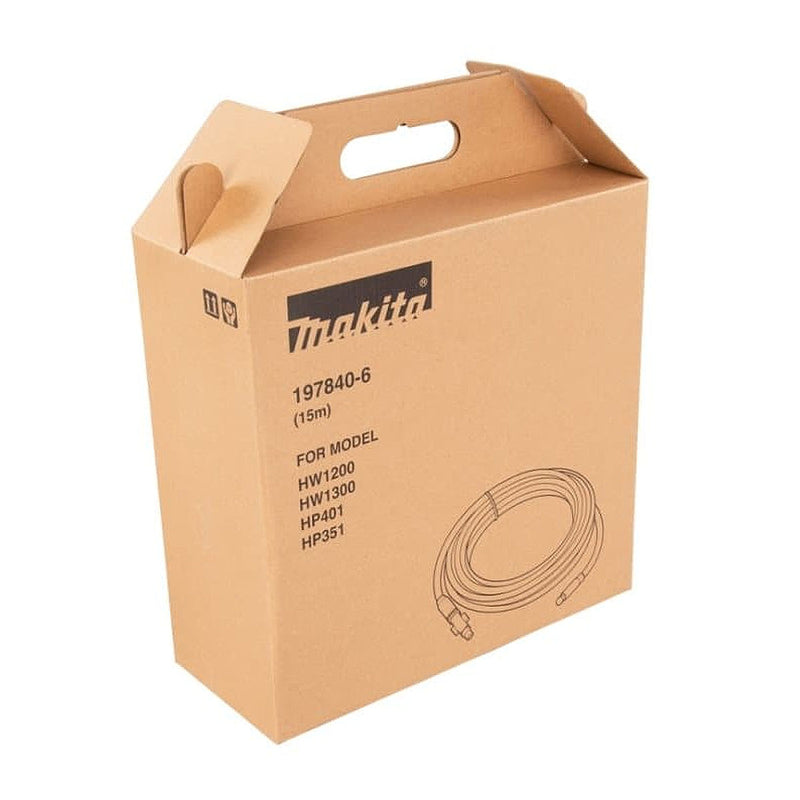 Dây xịt rửa áp lực cao, chuyên thông và làm sạch đường ống Makita chiều dài 10m và 15m