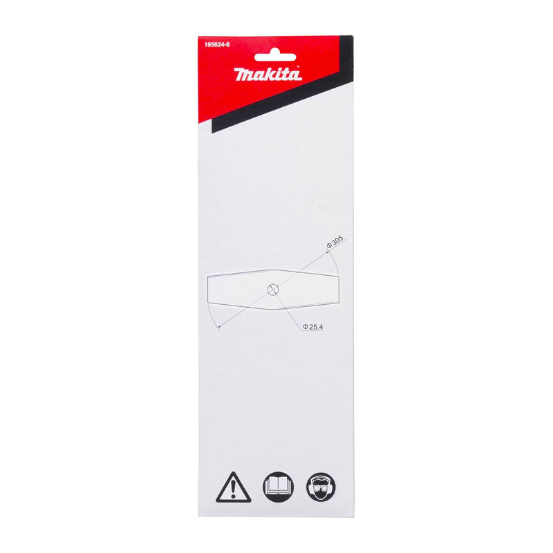 Lưỡi cắt cỏ 2 răng Makita đường kính lưỡi từ 230mm-305mm, lỗ cốt 25.4mm cho cỏ cao và cứng