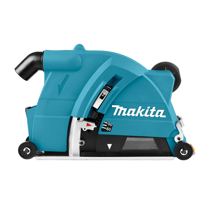 Chụp bảo vệ hút bụi Makita loại 3 rãnh, dùng cho máy mài góc, máy cắt 230mm