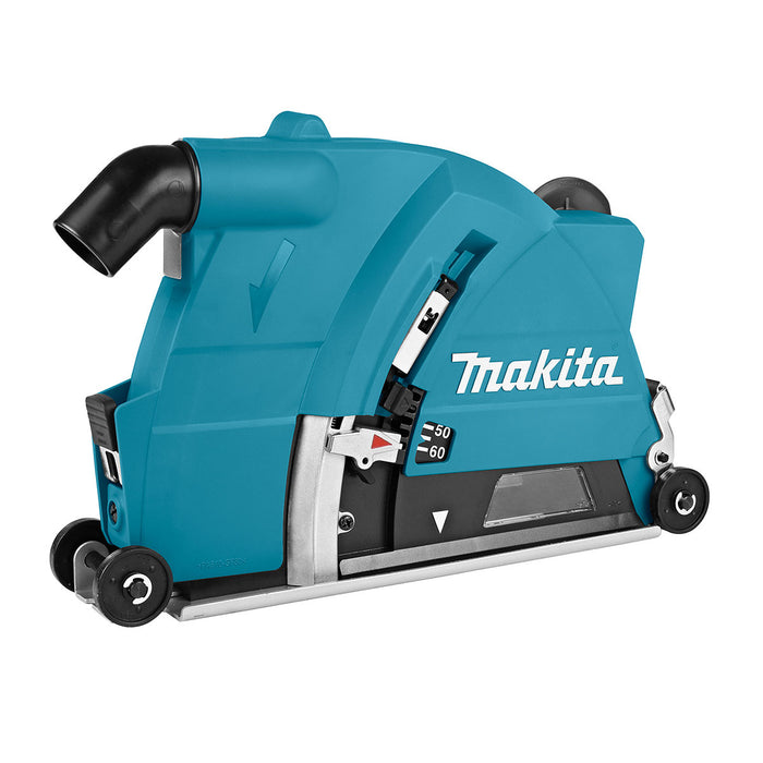 Chụp bảo vệ hút bụi Makita loại 3 rãnh, dùng cho máy mài góc, máy cắt 230mm