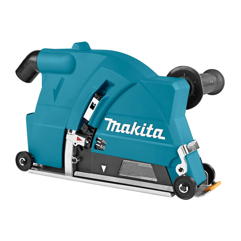 Chụp bảo vệ hút bụi Makita 198380-7 loại rãnh đôi, dùng cho các máy mài góc 230mm