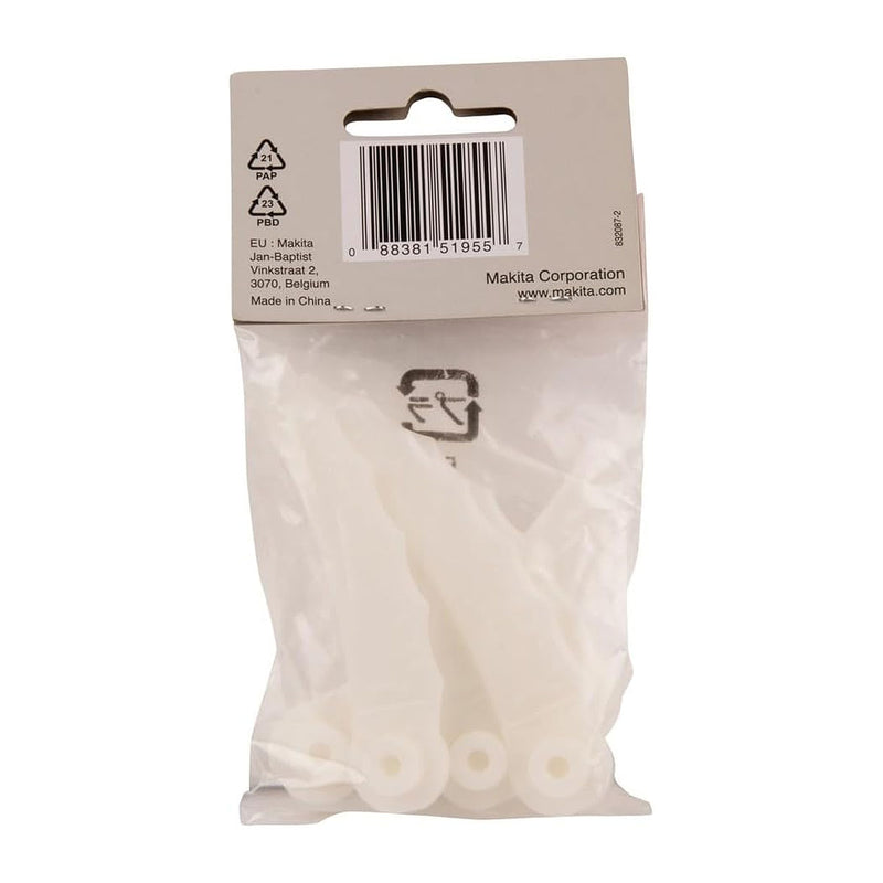 Bộ 5 lưỡi cắt cỏ nhựa thay thế Makita độ rộng cắt 230mm tương thích với máy UR100D