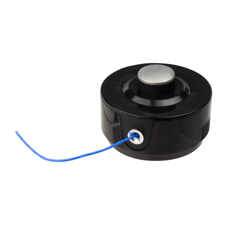 Chén cước cắt cỏ Makita đường kính chén 3 inch, loại tăng giảm cước bằng nút nhấn (76-M8R) trục ren M8x1.25RH, sợi cước tròn cho cỏ ngắn thưa