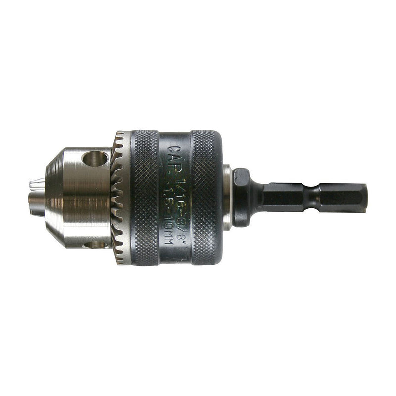 Đầu khoan kẹp kèm khóa dùng cho máy vặn vít Makita 192173-4 đuôi lục giác 6.35mm (1/4 inch ) đầu kẹp 10mm