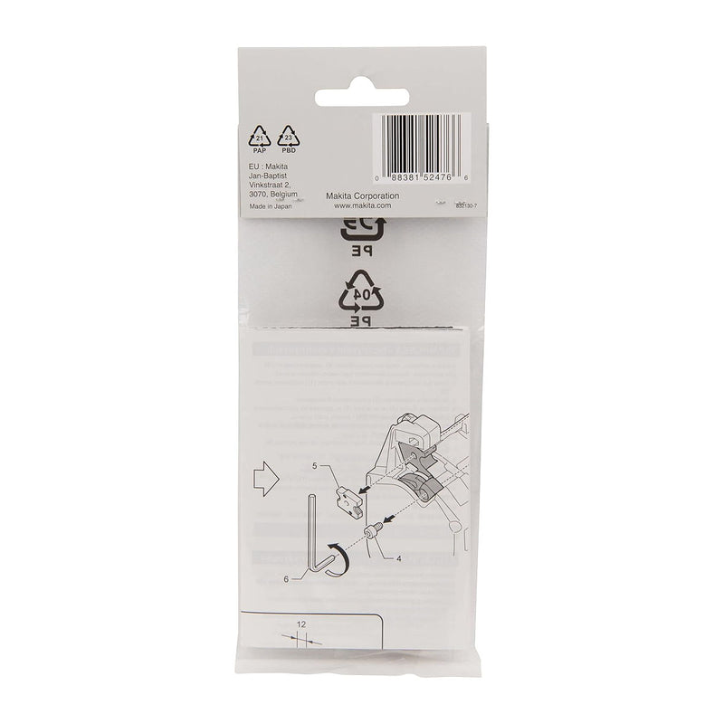 Vĩ 2 lưỡi cắt ty Inox ren Makita trục M6 dùng cho máy DSC102, SC103D