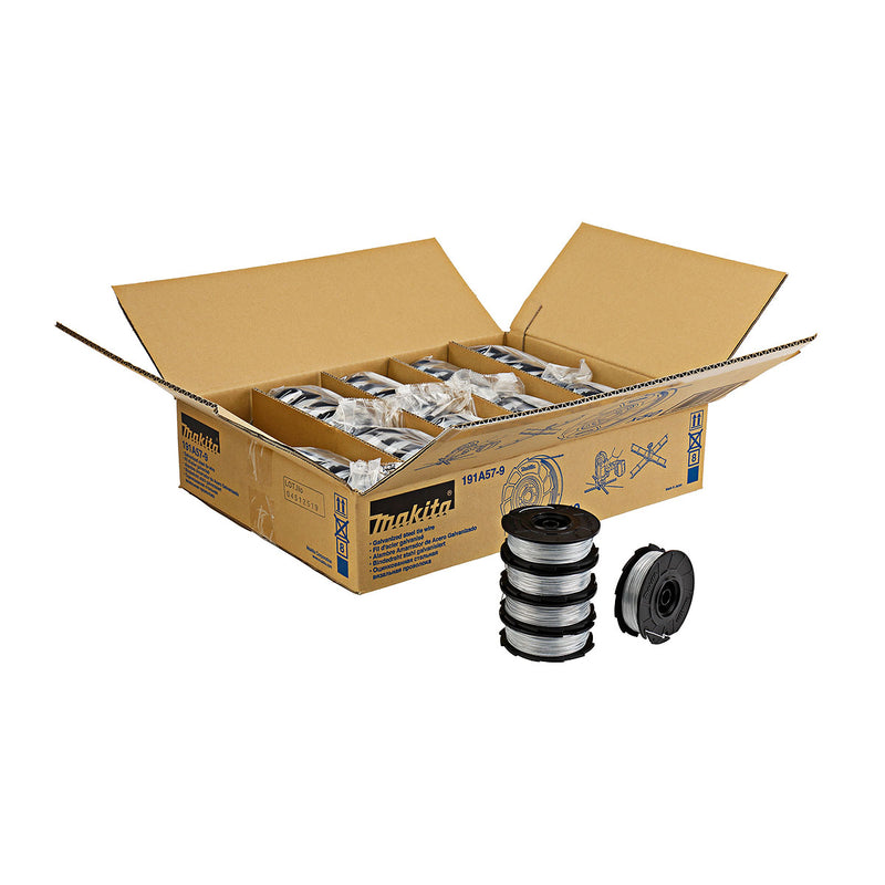 Hộp 50 cuộn dây buộc thép Makita dày 0.8mm, dài 100m dùng cho máy DTR180, DTR181