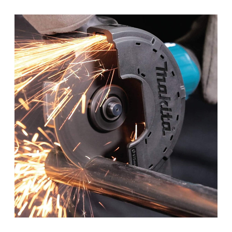 Chụp bảo vệ lưỡi Makita 199710-5 cho máy mài góc 125mm công nghệ X-Lock, khi dùng với đá cắt kim loại