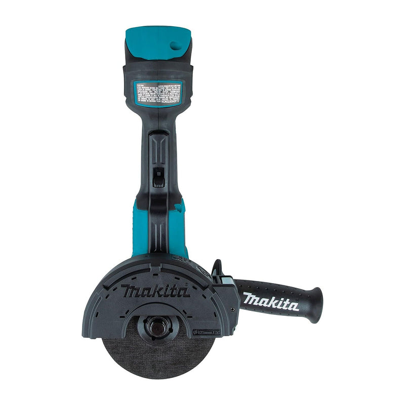 Chụp bảo vệ lưỡi Makita 199710-5 cho máy mài góc 125mm công nghệ X-Lock, khi dùng với đá cắt kim loại