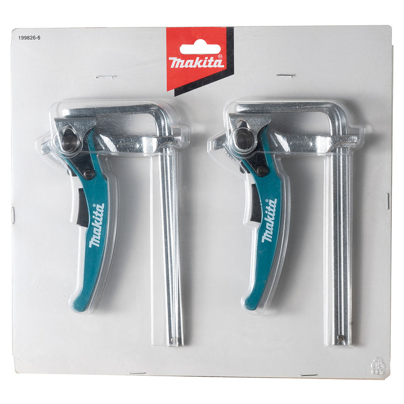 Bộ 2 kẹp cố định thanh ray dẫn hướng cắt Makita 199826-6 loại kẹp nhanh