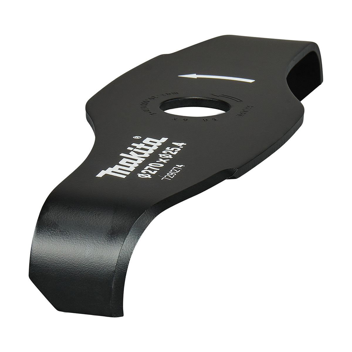 Lưỡi cắt cỏ 2 răng Makita 199874-5 đường kính 270mm loại cắt mịn, răng cong lỗ cốt 25.4mm