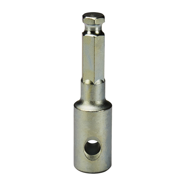 Cốt chuyển đổi dùng cho mũi khoan đất Makita 327687-6 đường kính cốt 20mm, đuôi lục giác 7/16 inch