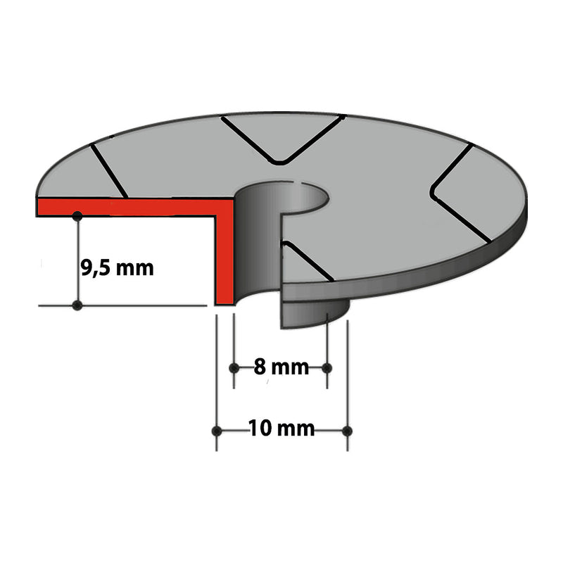 Bộ điều chỉnh mẫu 10 Makita 343577-5 dùng cho các máy đánh cạnh DRT50, 3709, 3711, N3701, RT0700C, RT0702C