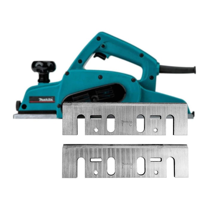 Hộp 2 lưỡi bào gỗ Makita 793009-6 chất liệu TC, kích thước 110mm