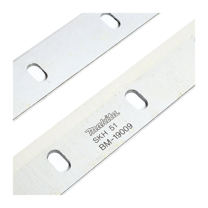 Hộp 2 lưỡi bào gỗ Makita chất liệu thép HSS, kích thước từ 80mm-400mm ( Cấp 3 sao )