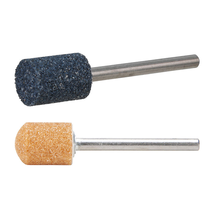 Hộp 10 mũi mài nhám Makita hình trụ phẳng, đường kính mũi 10mm, đuôi trơn 3mm ( Cấp 3 sao )