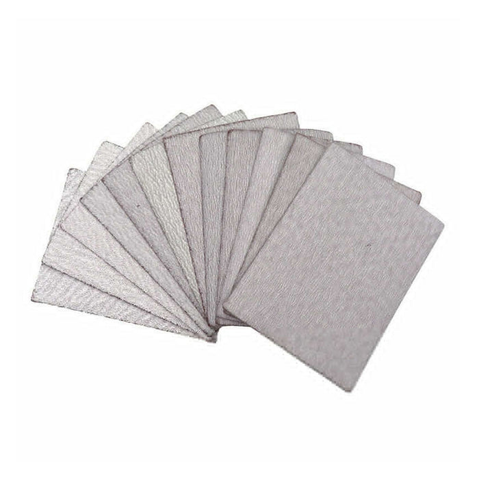 Hộp 10 giấy nhám chữ nhật 93x228mm Makita cho gỗ, kim loại, sơn dùng với đế kẹp tương thích với các máy 9035H, BO3710, BO3711 ( Cấp 3 sao )