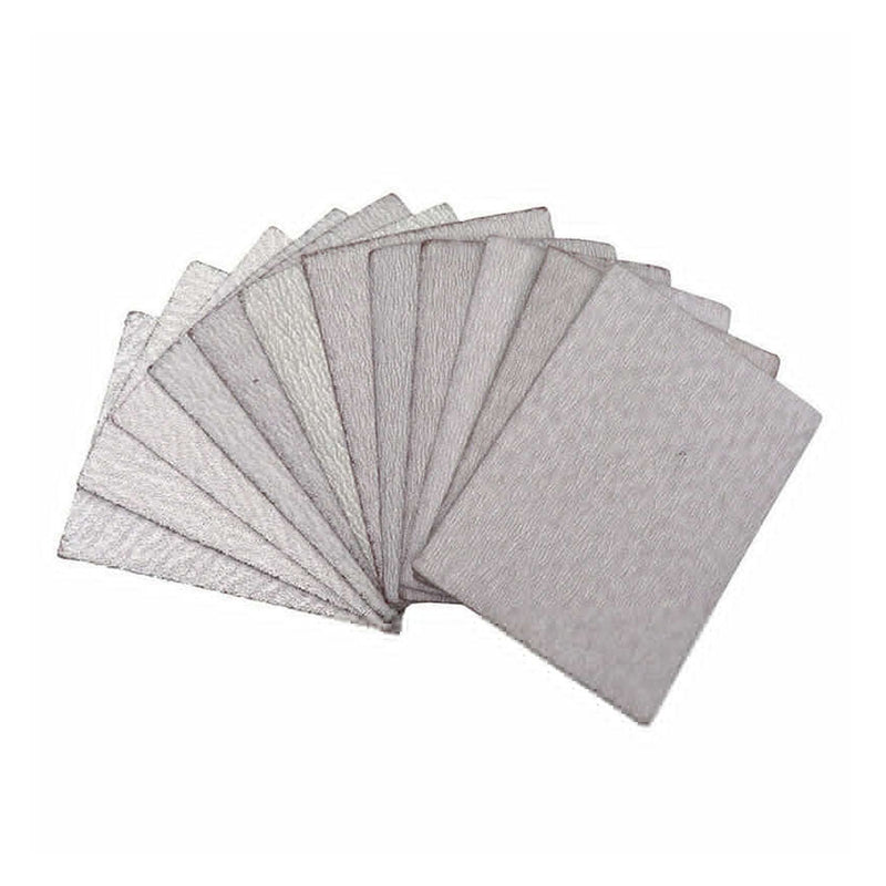 Hộp 10 giấy nhám chữ nhật 93x228mm Makita cho gỗ, kim loại, sơn dùng với đế kẹp tương thích với các máy 9035H, BO3710, BO3711 ( Cấp 3 sao )