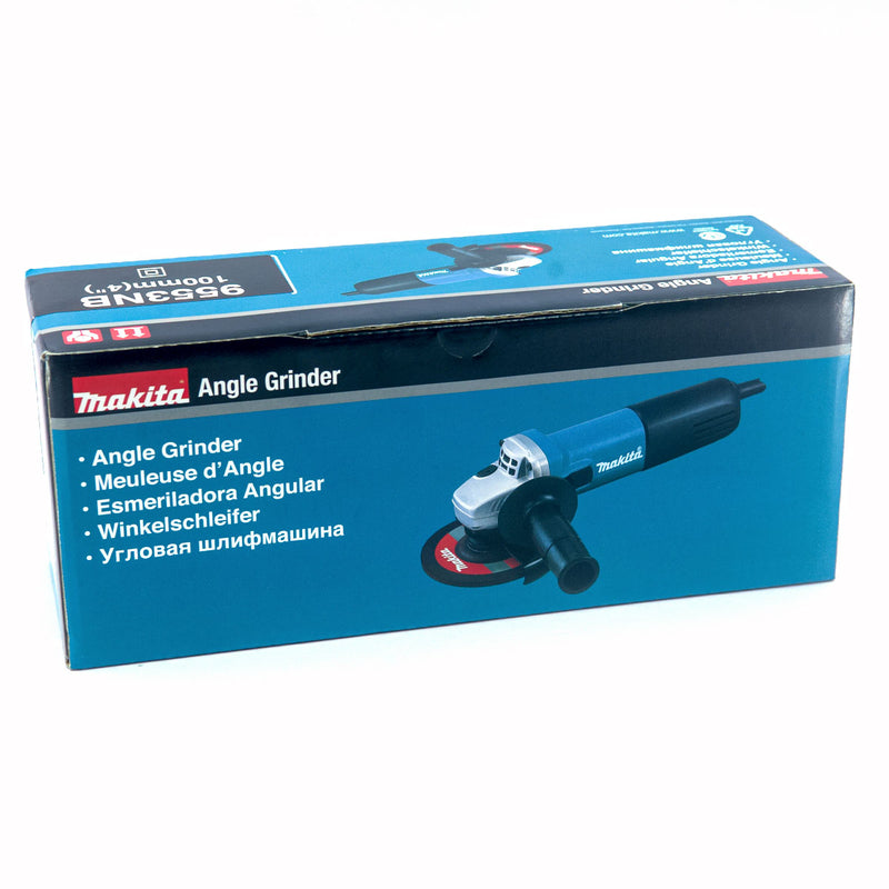 Máy mài góc Makita 9553NB công suất 710W đường kính lưỡi 100mm, công tắc trượt