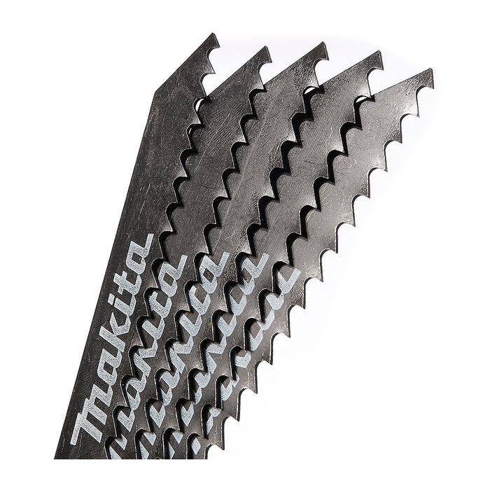 Hộp 5 lưỡi cưa kiếm HCS Makita A-02303 loại cắt nhanh dùng cho gỗ, số răng 4 TPI, chiều dài 150mm ( Cấp 3 sao )