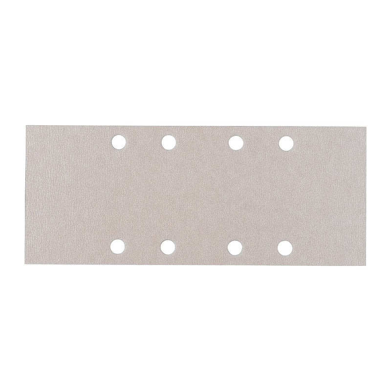 Hộp 10 giấy nhám chữ nhật đục lỗ 93x228mm Makita cho gỗ, sơn, kim loại dùng với đế kẹp ( Cấp 3 sao )