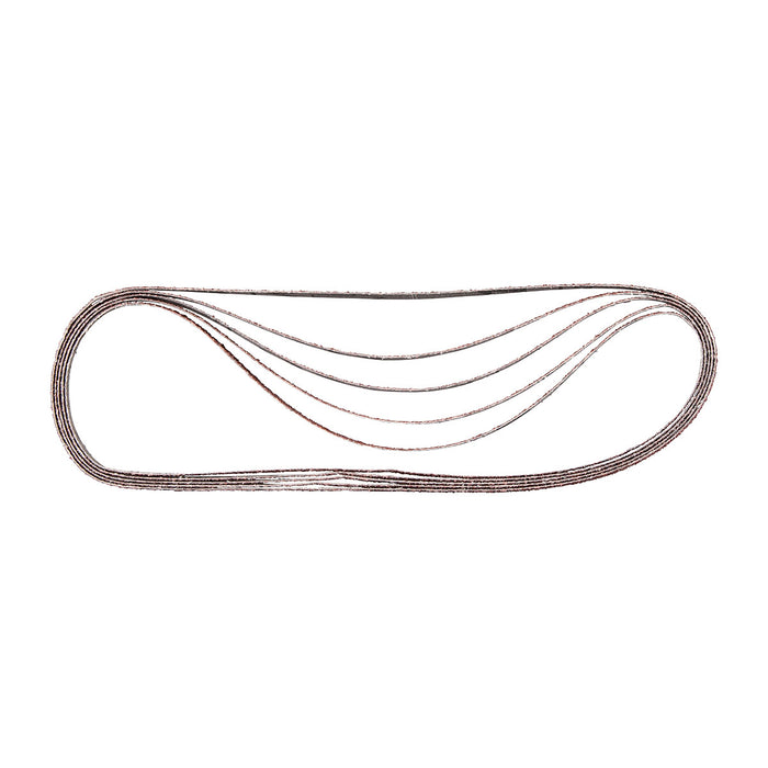 Hộp 10 giấy nhám băng kích thước 6x533mm Makita cho gỗ, sơn, kim loại tương thích với máy Makita 9032, DBS180 ( Cấp 3 sao )