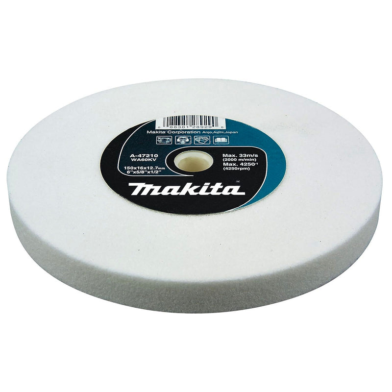 Đá mài bàn Makita A-47210 đường kính 150mm, lỗ cốt 12.7mm, độ nhám #60