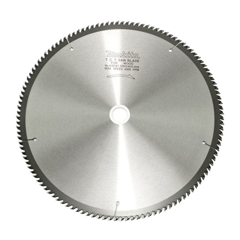 Lưỡi cưa gỗ TCT Makita đường kính 355mm, số răng từ 30-120 kiểu ATB và ATAF, lỗ cốt 25.4mm dùng cho máy cưa đa góc ( Cấp 3 sao )