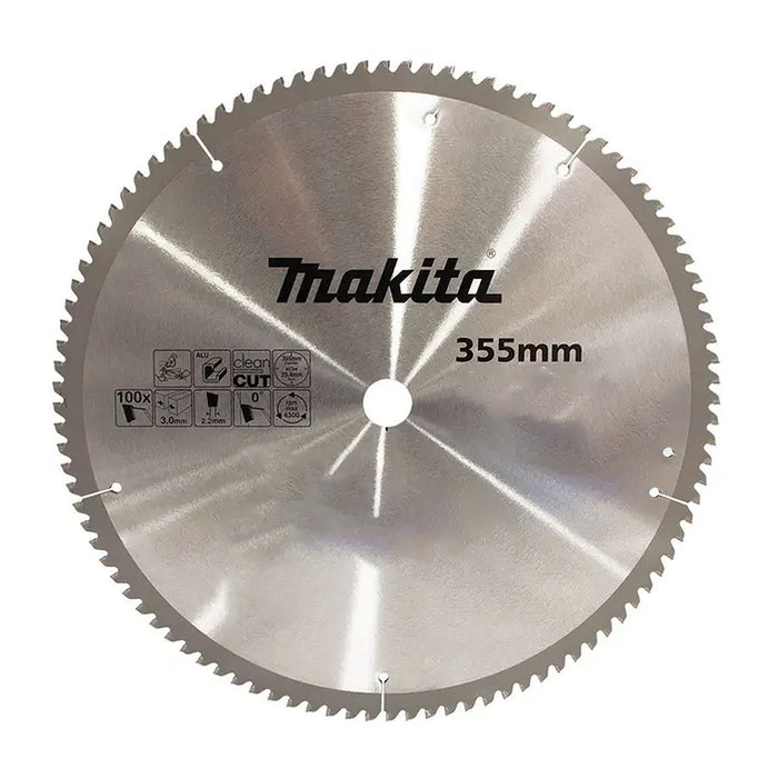 Lưỡi cưa gỗ TCT Makita đường kính 355mm, số răng từ 30-120 kiểu ATB và ATAF, lỗ cốt 25.4mm dùng cho máy cưa đa góc ( Cấp 3 sao )