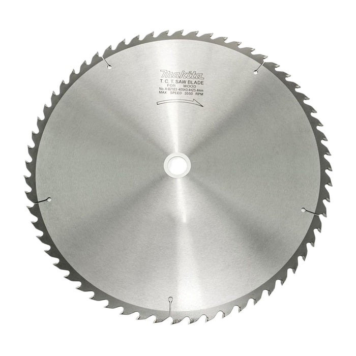 Lưỡi cưa gỗ TCT Makita đường kính 405mm, số răng từ 40-120 kiểu ATAF, lỗ cốt 25.4mm dùng cho máy cưa bàn ( Cấp 3 sao )